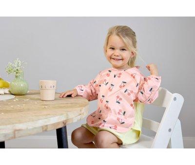 2 Bibs with Sleeves Happy Fruits Cherry
