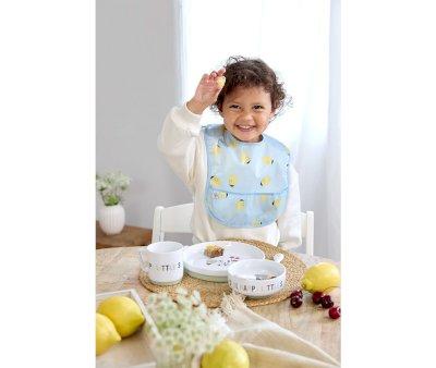 2 Waterproof Bibs Happy Fruits Lemon