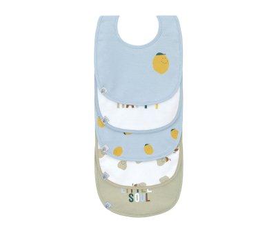 Pack of 5 Bibs Happy Fruits Lemon