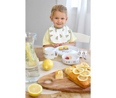 Pack of 5 Bibs Happy Fruits Lemon
