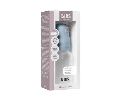 Biberon Plastica BIBS Silicone Baby Blue 150ml
