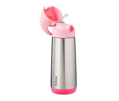 Thermal Bottle with Straw 500ml Flamingo Fizz