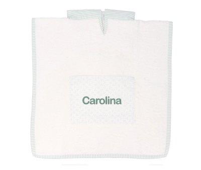 Poncho Dorset Vert Personnalisable