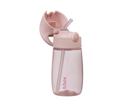 Garrafa Jr.  trmica com palhinha 380ml Blush Crush