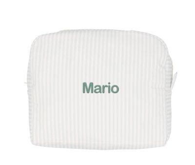 Necessaire verde grande personalizvel Dorset