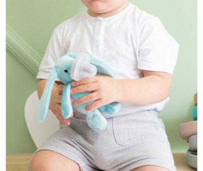Conejo Azul con Chupete Gris Sleep Buddy