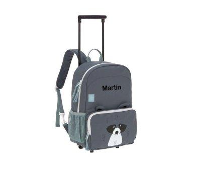 Backpack with Personalised Racoon Trolley