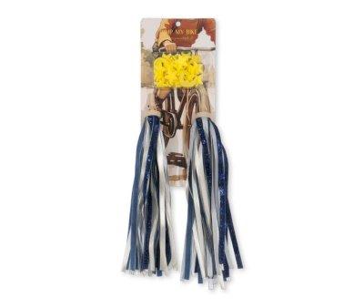 Dark Blue Glitter Bike Streamers