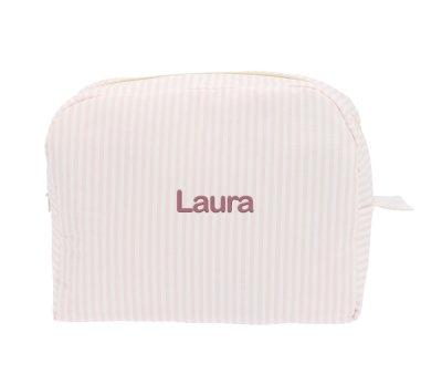 Grande Trousse de Toilette Dorset Rose Personnalisable