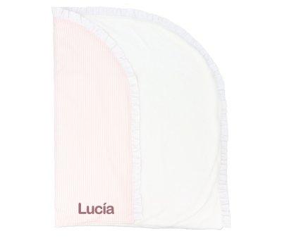 Manta Arrullo Dorset Rosa Personalizable