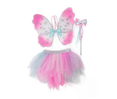 Vestito Think Mint Shiny Gonna e Ali Rosa Menta 4-6 anni