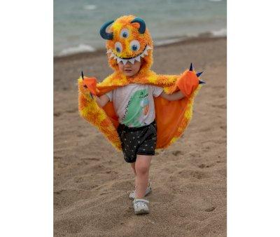 Costume Cape Giggle The Monster Orange/Jaune T. 4-6 ans
