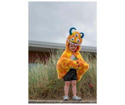 Costume Cape Giggle The Monster Orange/Jaune T. 4-6 ans