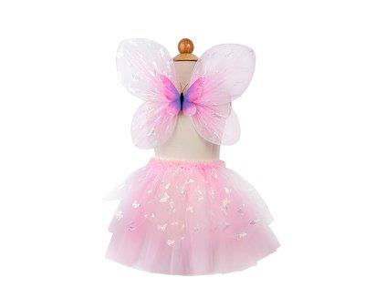 Costume Jupe et Ailes de Papillon Rose T.4-6 ans