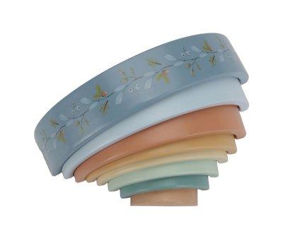 Stackable Wooden Rainbow Forest Friends FSC