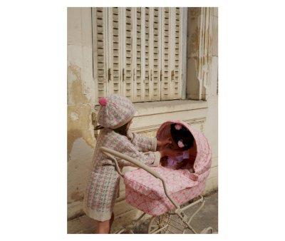 Cheeky Lacy Pink Doll Stroller