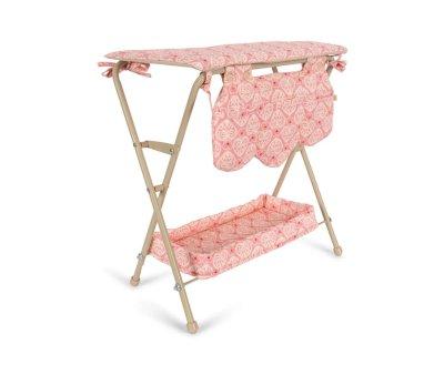 Lacy Pink Doll Changing Table