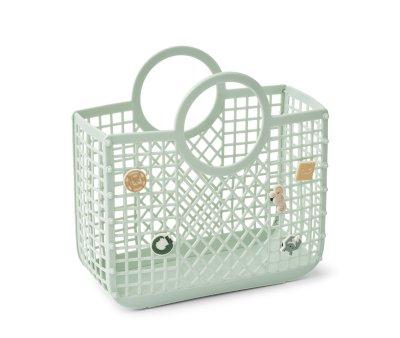 Beach Bag Samantha with Light Peppermint Charms