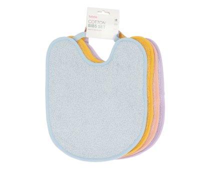 Pack de 4 Babetes Turco Azul/Mostada/Rosa/Malva