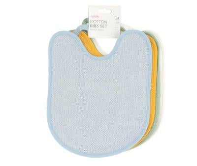 Pack de 4 Babetes Turco Blue/Mustard/Sage/Ivory