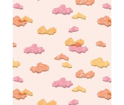Handlebar Bag Cotton Happy Clouds