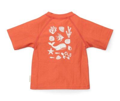 Camiseta Proteccin Solar Ocean Sea Life Coral Rojo