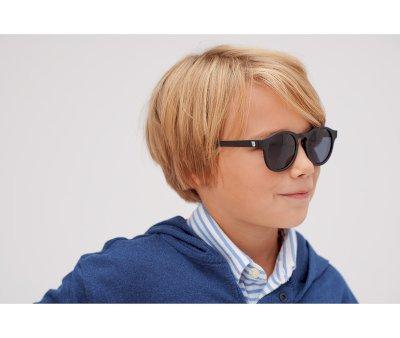 Gafas de Sol Flexibles Keyhole (0-24meses) Smoke Lenses Jet Black