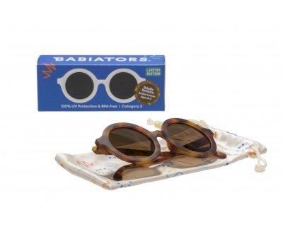 Gafas de Sol Flexibles (0-24meses) Euro Round Amber Lenses Classic Tortoise