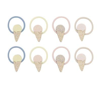 8 Mini lastiques Ice Cream