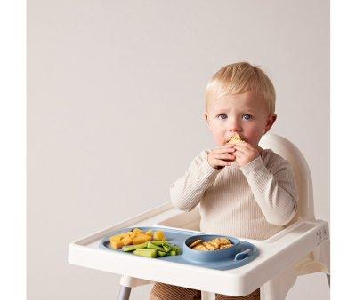 Vassoio Silicone Roll + Go con Cucchiaino Ocean