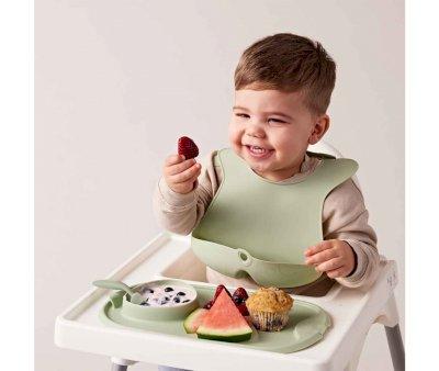 Bandeja de silicone Roll + Go com colher Sage