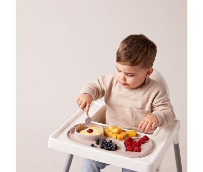 Bandeja de silicone Roll+ Go com colher Latte