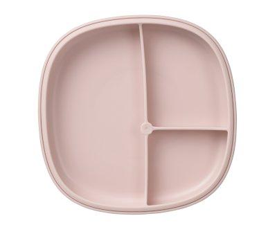 Plato 2 en 1 con Ventosa y Compartimentos Extrables Blush