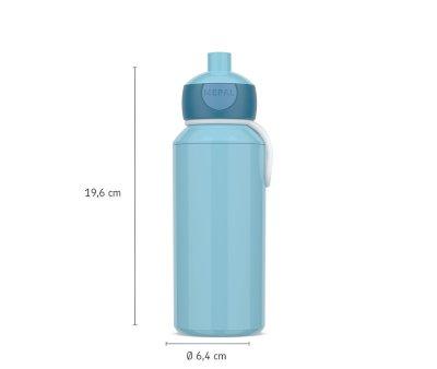Botella Campus Pop-Up Cool Blue 400ml