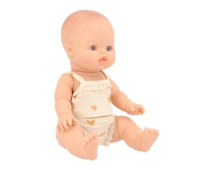 Gordis Doll Lily with Ribbed Underwear and Brown Heart Lace