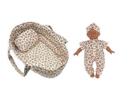 Poupe Soft Ondine avec Couffin, Combinaison et Bandeau Lo
