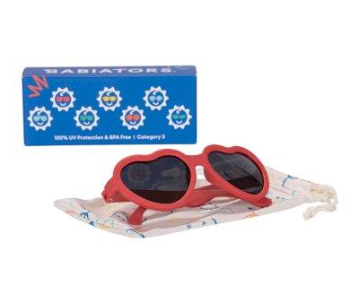 Gafas de Sol Flexibles (3-5aos) Hearts: Candy Apple Smoke Lenses