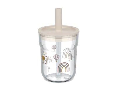 Gobelet avec Paille Mio Sunshine & Rainbow 250 ml