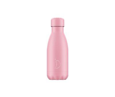 Garrafa de ao inoxidvel pastel Rosa Total 260 ml