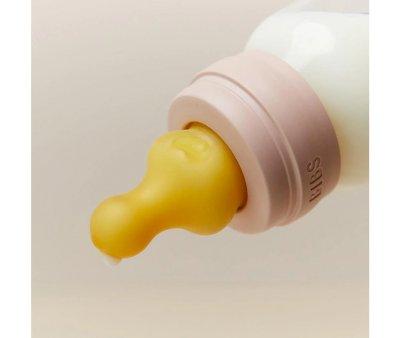 2 Latex Teats BIBS Bottle Fast Flow