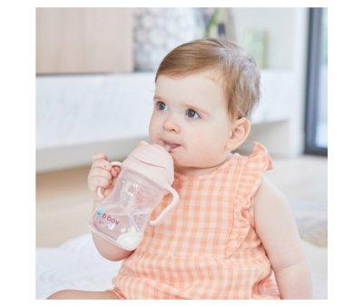 Copo com palhinha flexvel Blush
