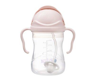 Copo com palhinha flexvel Blush