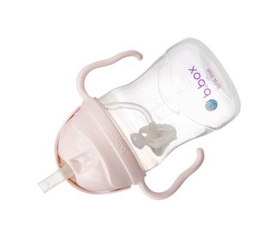 Copo com palhinha flexvel Blush