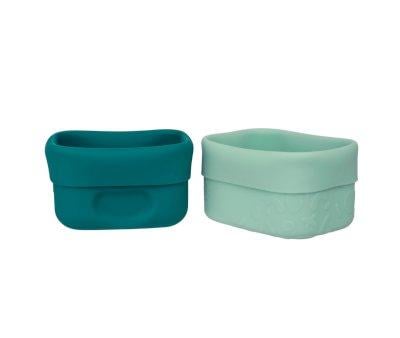 2 Bicchierini Snack Silicone B.Box Sage
