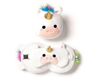 Cuscino da Viaggio con Maschera Relaxeazzz Unicorn