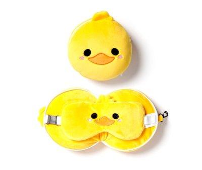 Cuscino da Viaggio con Maschera Relaxeazzz Adormals Duck