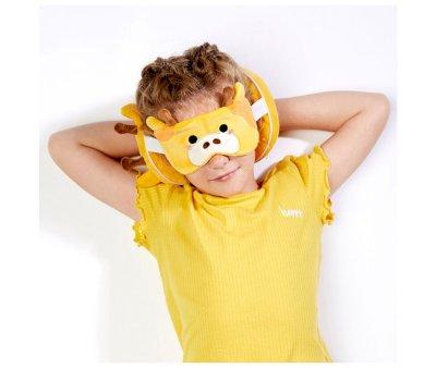 Cuscino da Viaggio con Maschera Relaxeazzz Giraffe