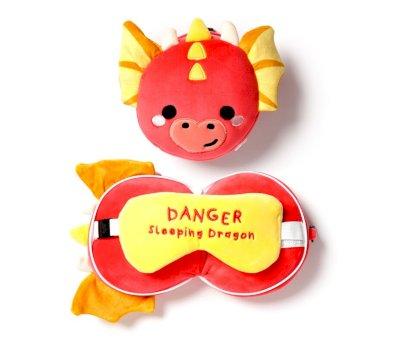 Cuscino da Viaggio con Maschera Relaxeazzz Adoramals Dragon