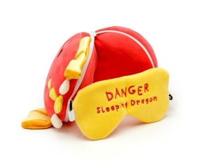 Cuscino da Viaggio con Maschera Relaxeazzz Adoramals Dragon