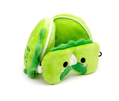 Cuscino da Viaggio con Maschera Relaxeazzz Adoramals Dinosaur